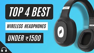 Top 4 Best Bluetooth Headphones Under ₹1500 ⚡⚡⚡ Best Wireless Headphones Under ₹2000 #HeadphoneView