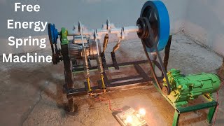 5KW Make Spring Engine Flywheel Machine Free Electricity Generator 220v Free Energy 5000 watt