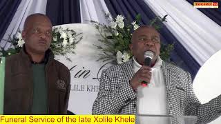 Funeral Service of the late Xolile Khele @Harry Gwala Park, Matatiele.