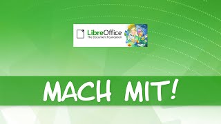 Mach mit im LibreOffice-Projekt!