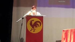 Participación de María Alejandra Díaz en el XCII Aniversario del PCV, aporrea tvi, marzo 2023