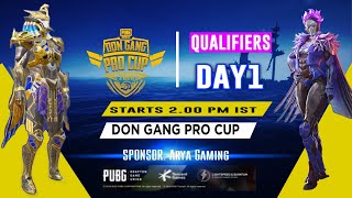 DON GANG PRO CUP FREE TOURNAMENT PRIZE POOL 3K // SPONSAR- ARYA GAMING ll PUBG MOBILE