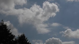 Several Moving Clouds Being A Cloud For 15 Minutes Straight