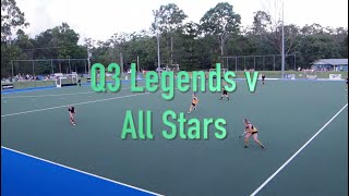 Legends v All Stars. Mixed Hockey. Sunshine Coast 2022