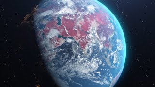 Corona Virus Spread on Earth - Free Stock Video Background 4K