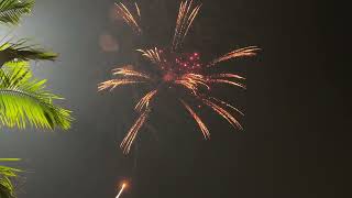 Fireworks over Tampa Bay