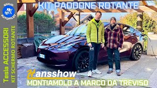 Monto il KIt per ruotare il Paddone su Tesla Model Y Performance di Marco da Treviso!