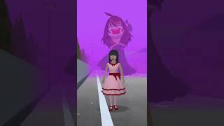 Cici Kecil Melihat Monster David cr:‪@seventosix76‬ Sakura school simulator part 3 #shorts #trending