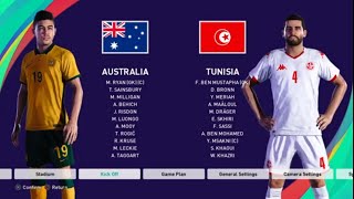 [ AUSTRALIA VS TUNISIA  ]  INTERNATIONAL FRIENDLY \\ GAMEPLAY// good luck Australia