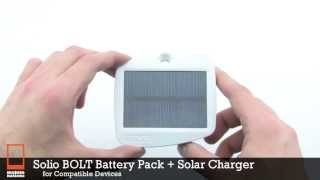 Solio BOLT Battery Pack + Solar Charger