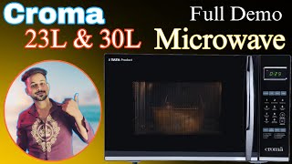 Croma 23L and 30L  microwave full demo in Hindi by Mohd Salman Shah