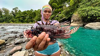 VENOMOUS LIONFISH HUNT CATCH AND COOK