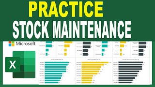 Stock [ Inventory ] Management in Excel - Stock Maintain in Excel ( URDU) - Stock Register