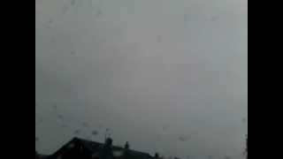 Thunder Storm June 28th 2012 Newbiggin By The Sea looking south with loud audio