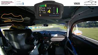 Porsche 718 GT4 Clubsport Onboard around Donington Park GP.