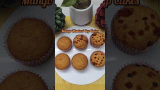 Try this cottony Soft Mango Mastani cupcakes  #mangocakerecipe #youtubeshorts #shorts #food