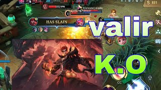 Kekalahan Valir Yang Memilukan Hero Valir Mobile Legends