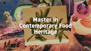 Master in Contemporary Food Heritage