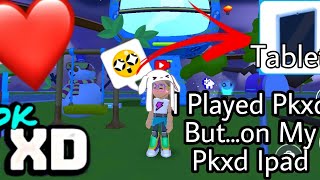 Playing Pkxd But on Pkxd Ipad🤩Challenge😱💚( Pkxd⭐)