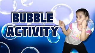 Sukhu bubble activity | science experiment | bubble inside a bubble | Sukhuworld | kids activity |