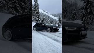 V8 Quattro vs the Snow #audi #rs #quattro #snow