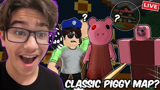 PLAYING THE NEW CLASSIC PIGGY MAP!!! (Live)