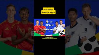 HEAD TO HEAD Spanyol Vs Inggris EURO CUP 2024 #euro2024 #hasileuro2024 #jadwaleuro2024 #jadwalbola