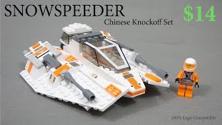 Lego Starwars Snowspeeder Knockoff Hoth Echo Base Lepin Set - Review