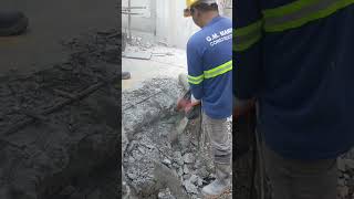 Progressive Demolition of Wall #progress #progressive #demolition #wall #building #construction #job