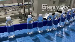 XGF14-12-5 full automatic water bottle filling labeling carton packing line