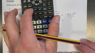 solving quadratics 1