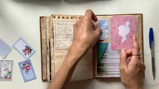 ASMR Junk journal with me - Paper sounds, no talking