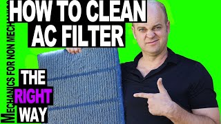 How To Clean AC Filter The RIGHT Way