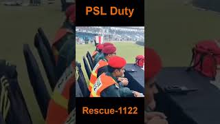 Rescue-1122 is providing medical cover during PLS-24 #PSL #psl2024 #Rescue1122