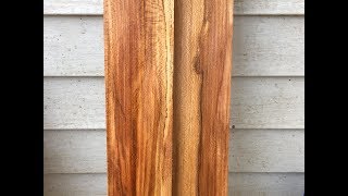 Woodmaster Planer video: Walnut and Quartersawn sycamore