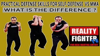 Practical Defense Skills For Self-Defense vs MMA | 4 COMMON TYPES