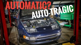 How to MANUAL SWAP an auto 300zx PT:1