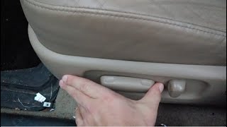 How to Move Seat Forward and Patch a Tire on a Toyota RAV4