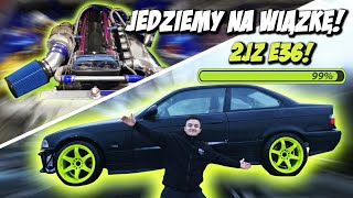 GOTOWOŚĆ 99% - BMW E36 2JZ jedzie na wiązke! *montujemy zapinki maski* - Projekt POCISK #20