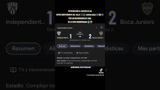 MÍ PREDICCIÓN A LA IDA ENTRE  IDV⚫🔵 🆚BOCA💙💛💙 POR LOS 16AVOS DE FINAL DE COPA SUDAMERICANA 🌎🏆#shorts