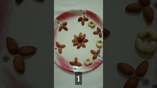 Dry Fruits Plate Decorations Ideas #shortsvideo #ytshorts #youtubeshortsvideo #blcdaughterkitchen