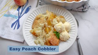 Easy Peach Cobbler