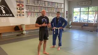 Defending rear chokes from standing