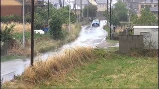 Intensa tormenta de viento y lluvia en el Bierzo