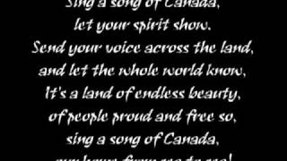 Sing a Song of Canada Lyrics