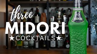 3x MIDORI Cocktails ★ Melon Liqueur Recipes