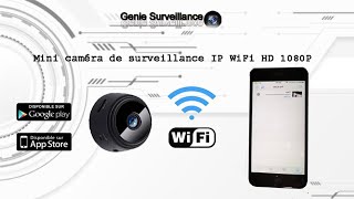 Comment installe mini camera A9 wifi IP espion sans fil WiFi