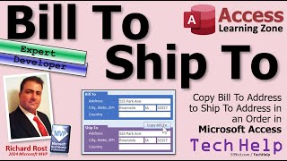 Copy Bill To Address to Ship To Address in an Order in Microsoft Access