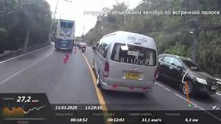 Motorbike Driving in Phuket | Kata-Karon-Patong, Police Post | March 2020 | На мотобайке на Пхукете