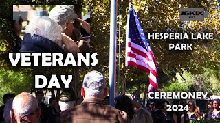 Hesperia Lake Park Veterans Day